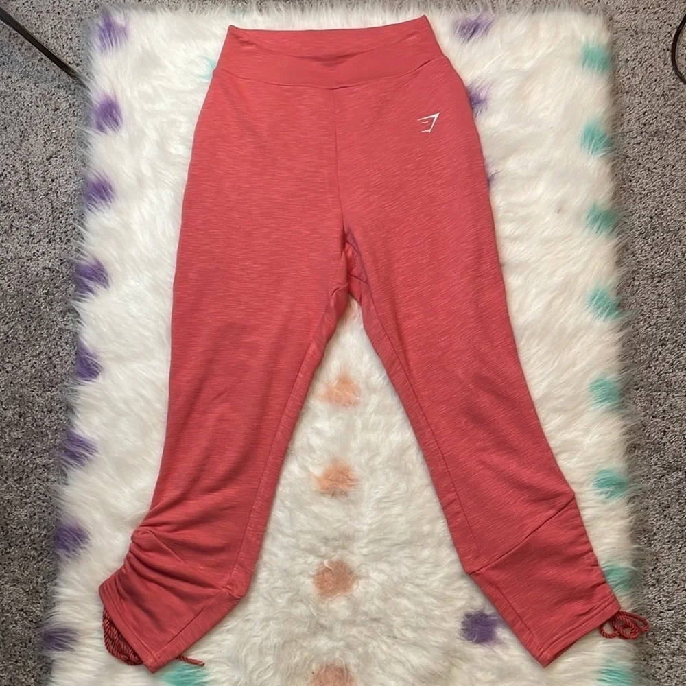 Gymshark Ruched High Rise‎ Joggers Size Small